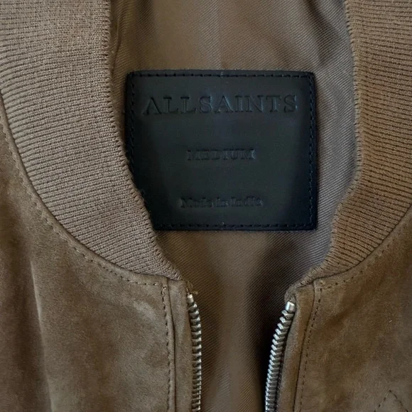All Saints Suede Jacket